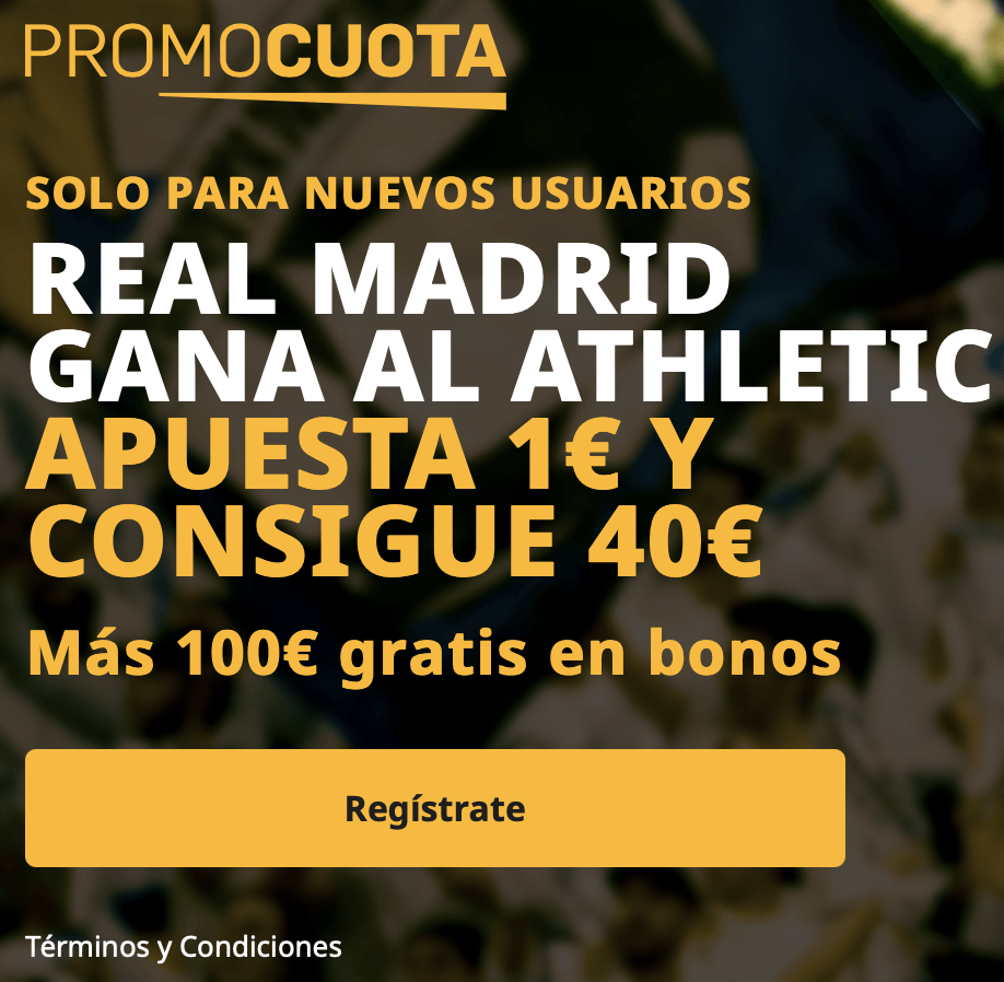 Supercuota betfair La Liga : Athletic - Real Madrid