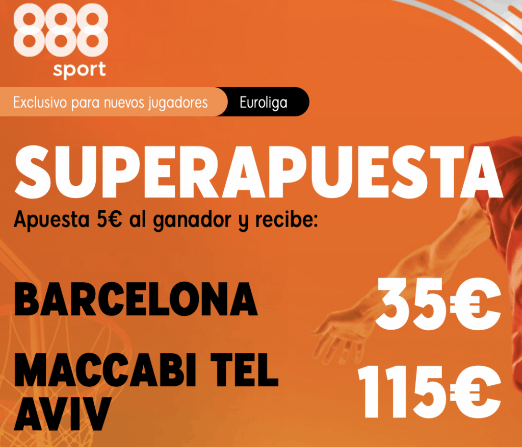 Supercuota 888sport Euroleague : Barcelona - Maccabi