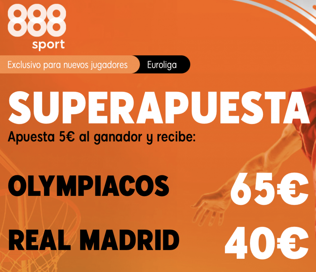 Supercuota 888sport Euroleague : Olympiacos - Real Madrid