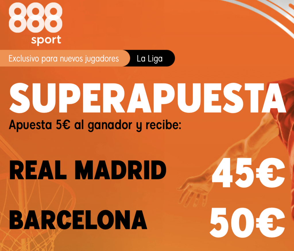 Supercuota 888sport Liga ACB Baloncesto Real Madrid - Fc Barcelona