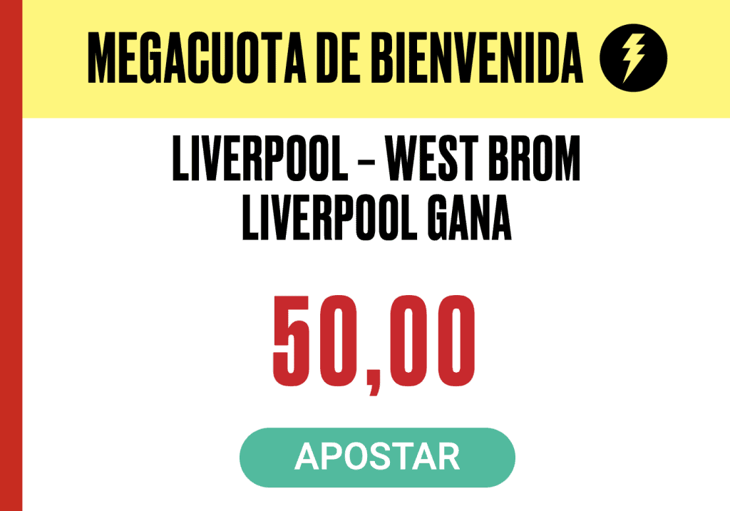 Supercuota PokerStars Sports : Premier League Liverpool - West Brom Albion