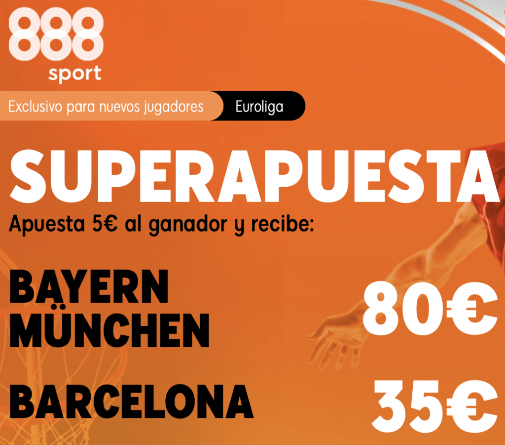 Supercuota 888sport Euroleague Bayern Munich - Fc Barcelona