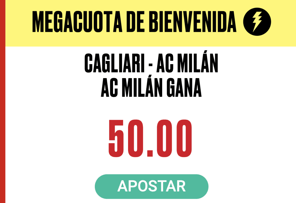 Supercuota Pokerstars Sports Cagliari - Milán.