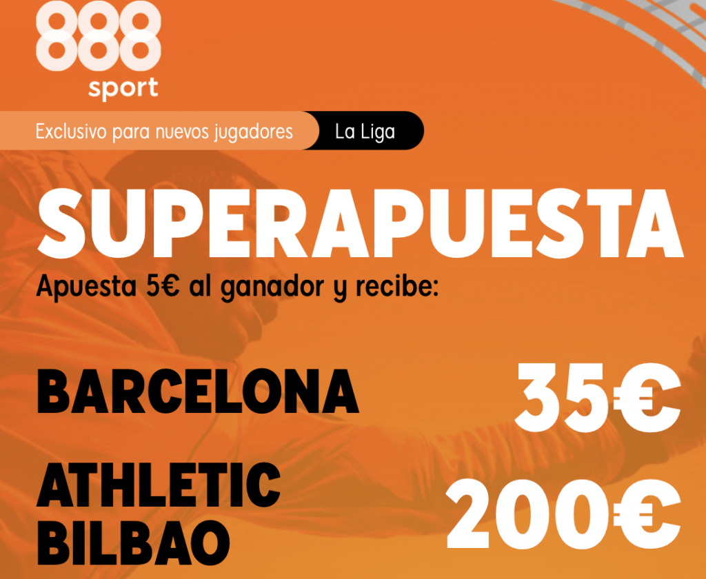 Supercuotas 888sport La Liga : Barcelona - Athletic