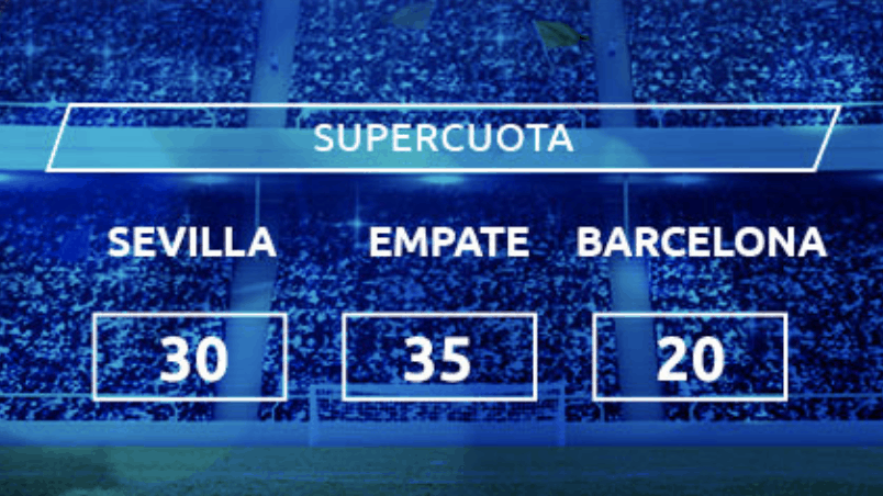 Supercuota Mondobets Copa del Rey : Sevilla FC - FC Barcelona.