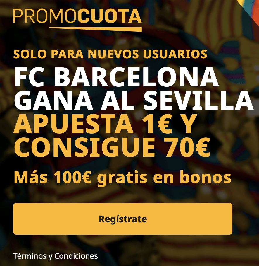 Supercuota betfair Copa del Rey : Sevilla FC - FC Barcelona.