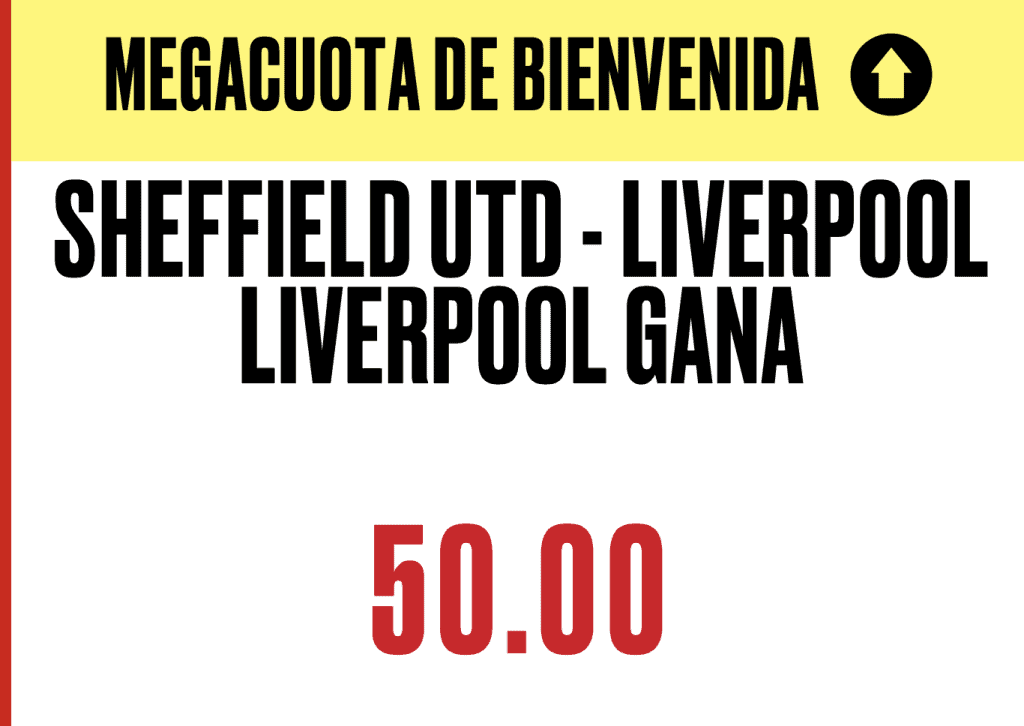 Supercuota Pokerstars Sports Premier Sheffield Utd - Liverpool