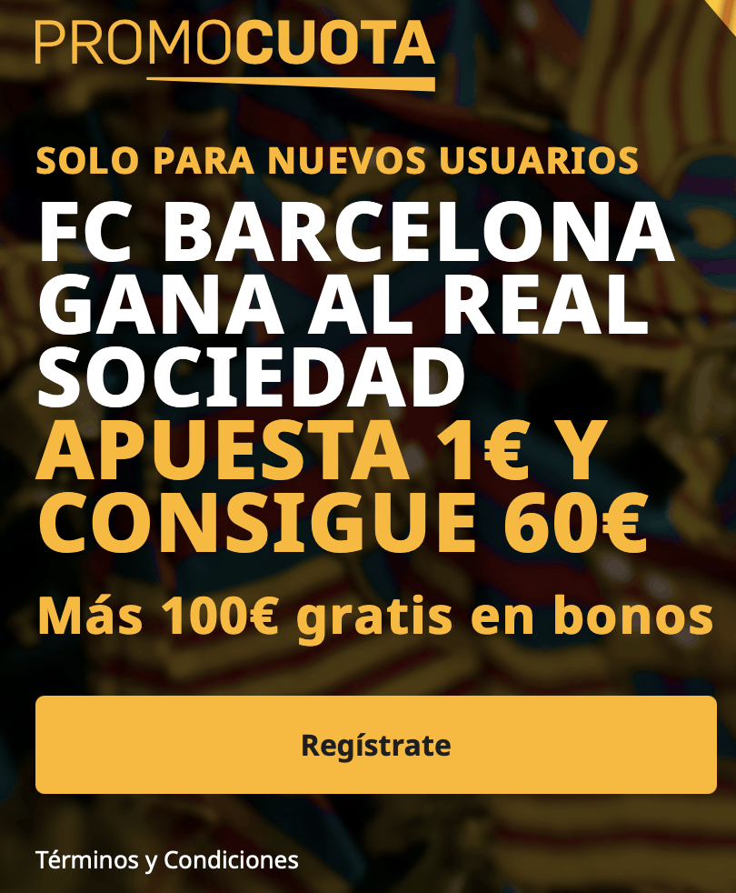 Supercuota betfair La Liga : Real Sociedad - Fc Barcelona