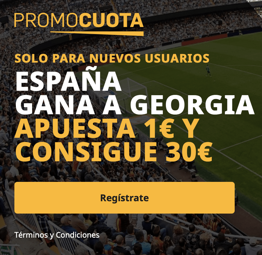 Supercuota betfair Georgia - España