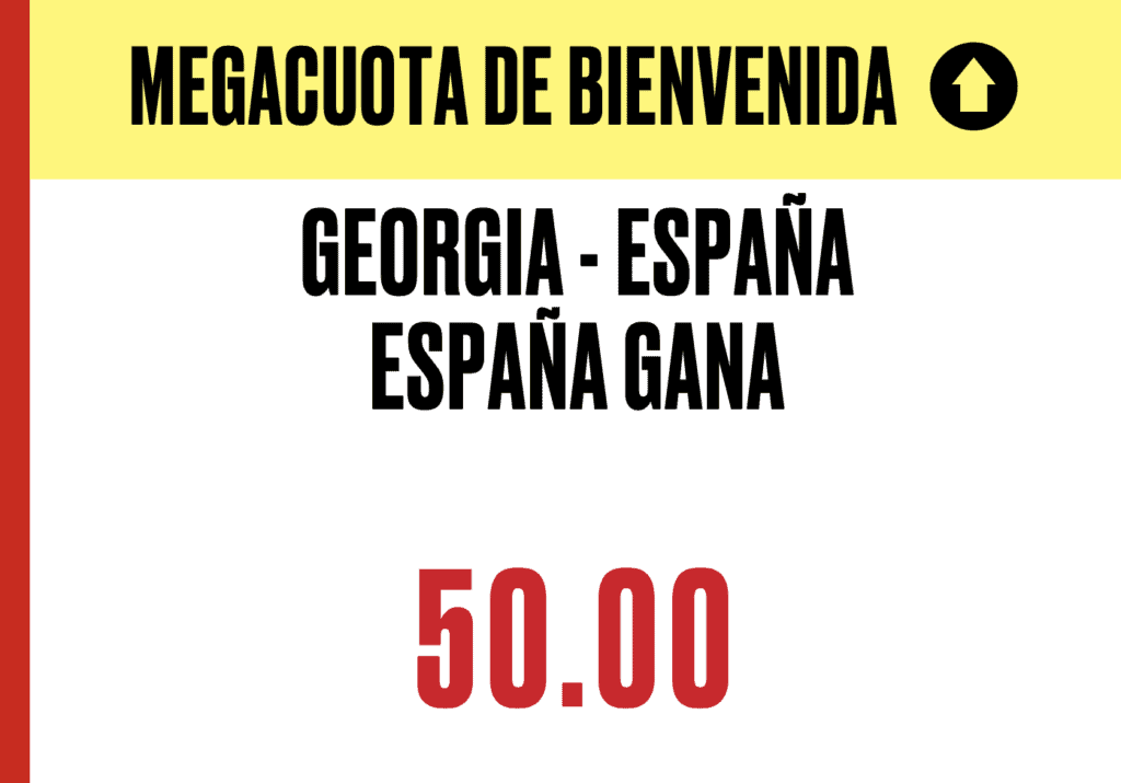 Supercuota Pokerstars Sports : España gana a Georgia a cuota 50