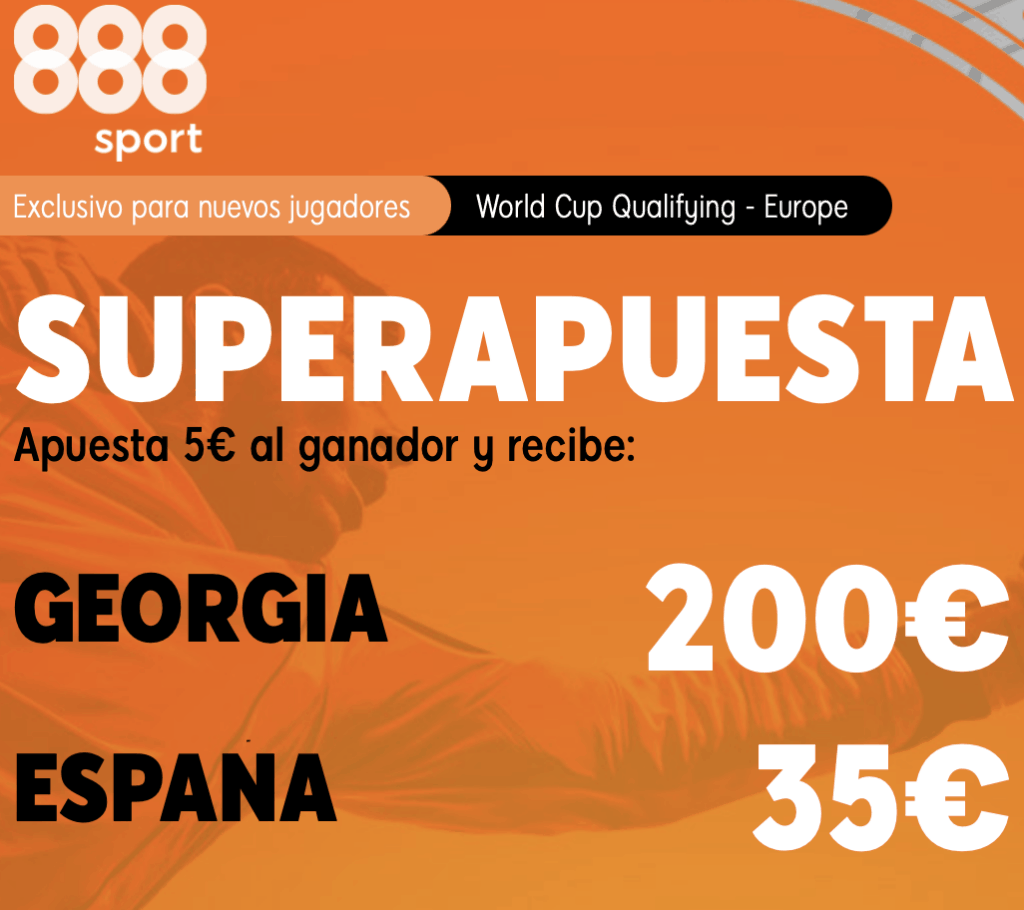 Supercuota 888sport Georgia - España