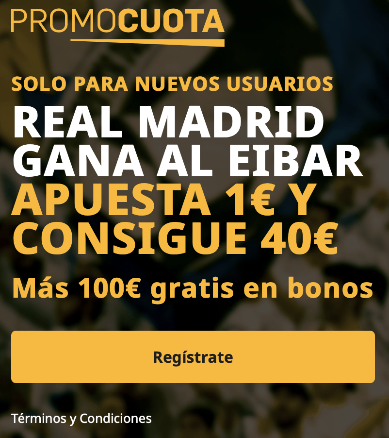 supercuota betfair Real Madrid - Eibar