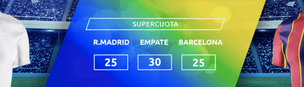 Supercuota Mondobets El Clásico : Real Madrid - Fc Barcelona