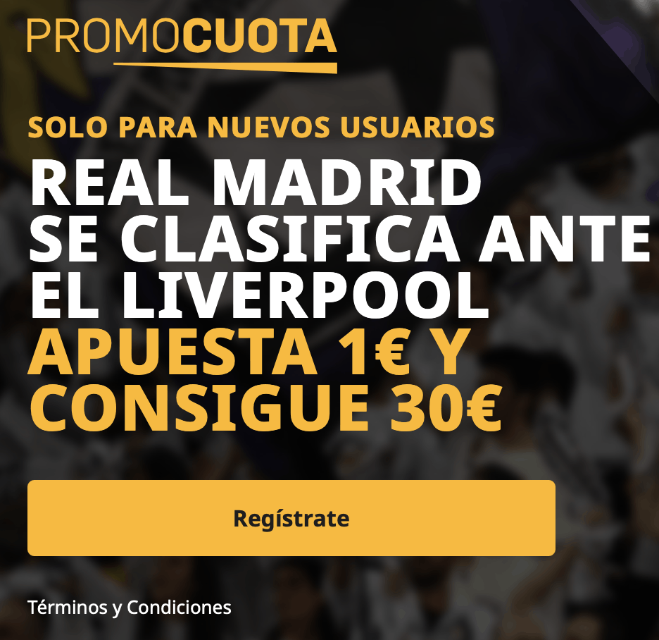 Supercuota betfair Champions League : Liverpool - Real Madrid